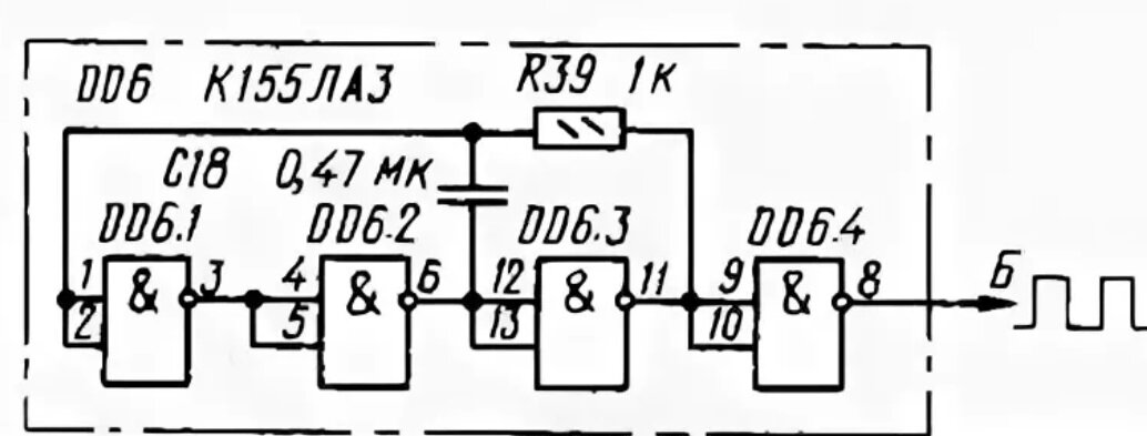 Схема звукового генератора на к155ла3